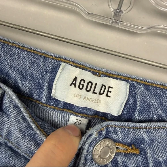 AGOLDE Harper Crop Straight Leg Hassle Jeans